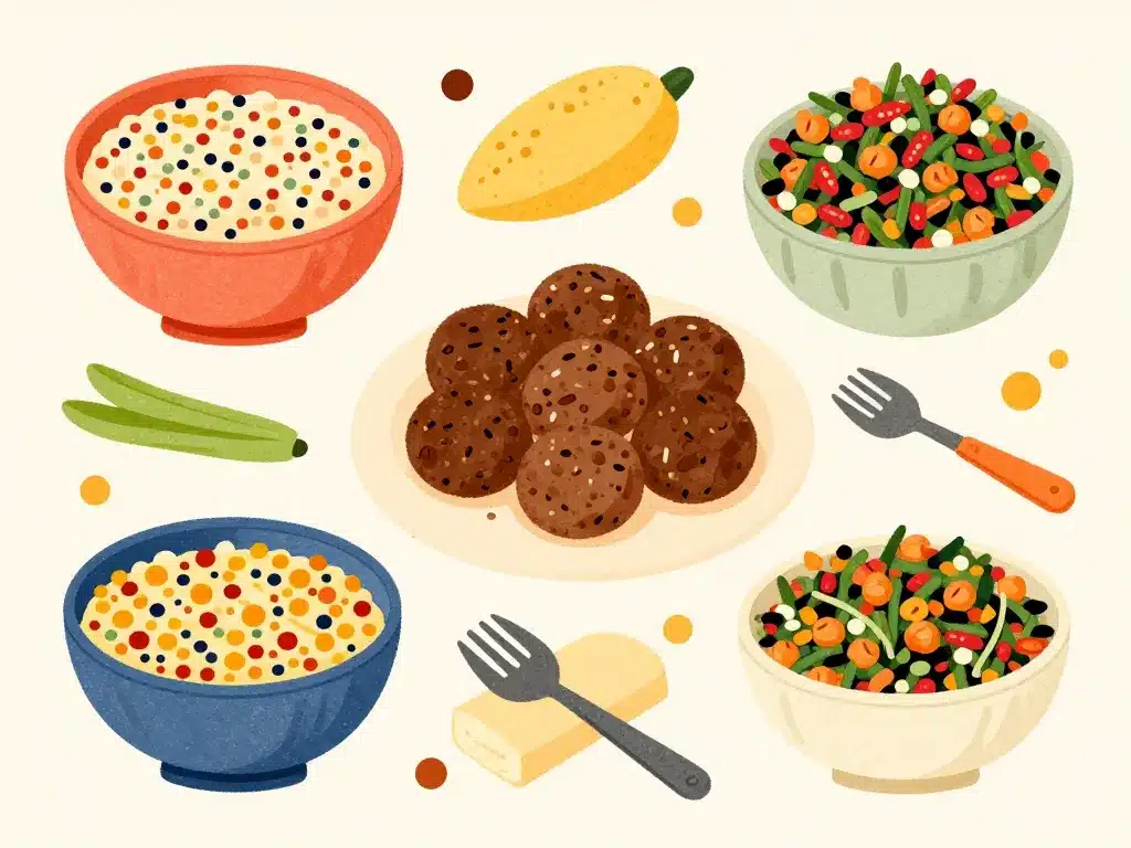 accompagnement boulette de viande, accompagnements originaux et créatifs