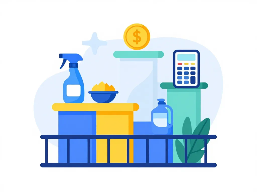 auto-entrepreneur nettoyage tarif calcul illustration