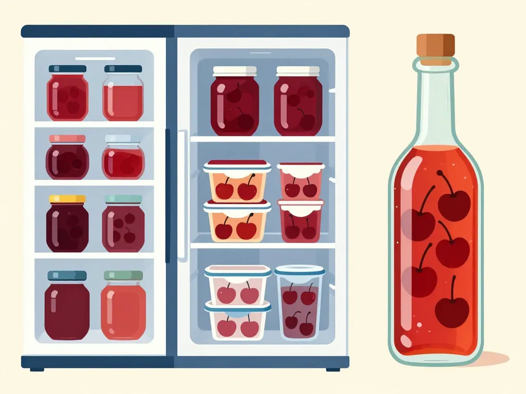 Options conservation cerises au sirop sans stérilisation