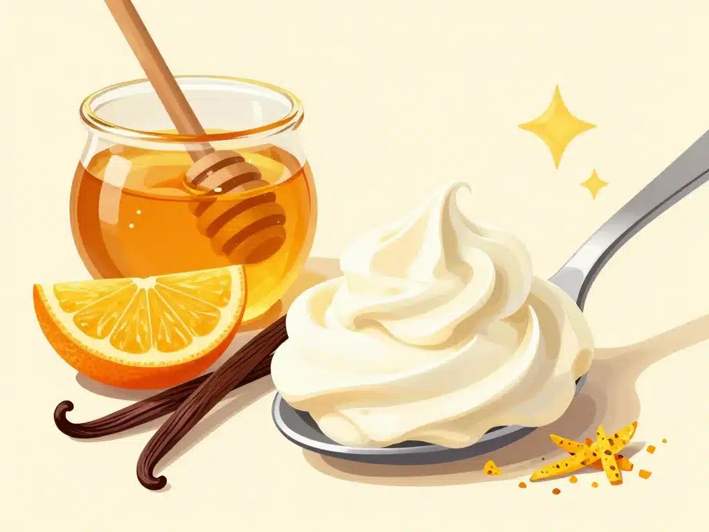 donner goût et tenue à chantilly maison sans sucre glace ingrédients naturels