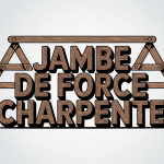 illustration charpente jambe de force stabilité