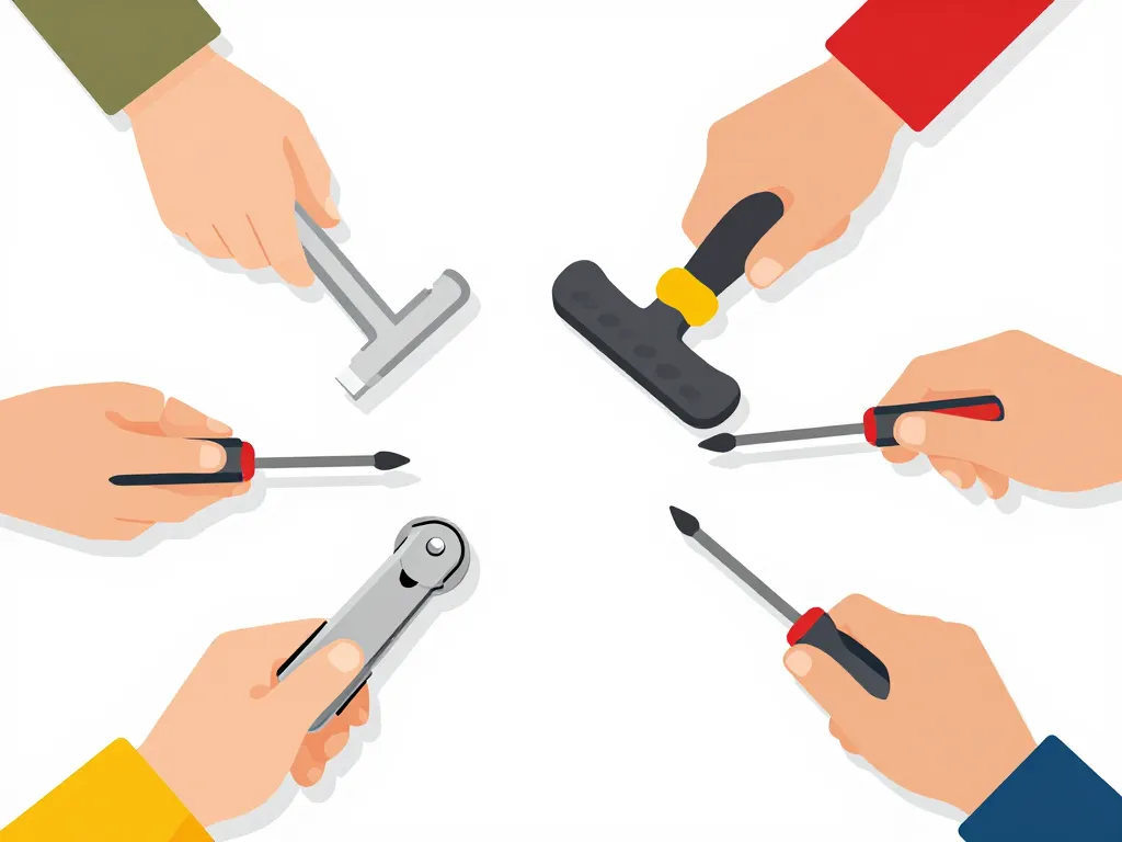 différents types clé imbus modèle L T multitool hexagonale