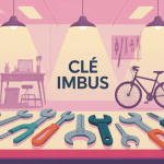 illustration clé imbus univers bricolage atelier vélo meubles