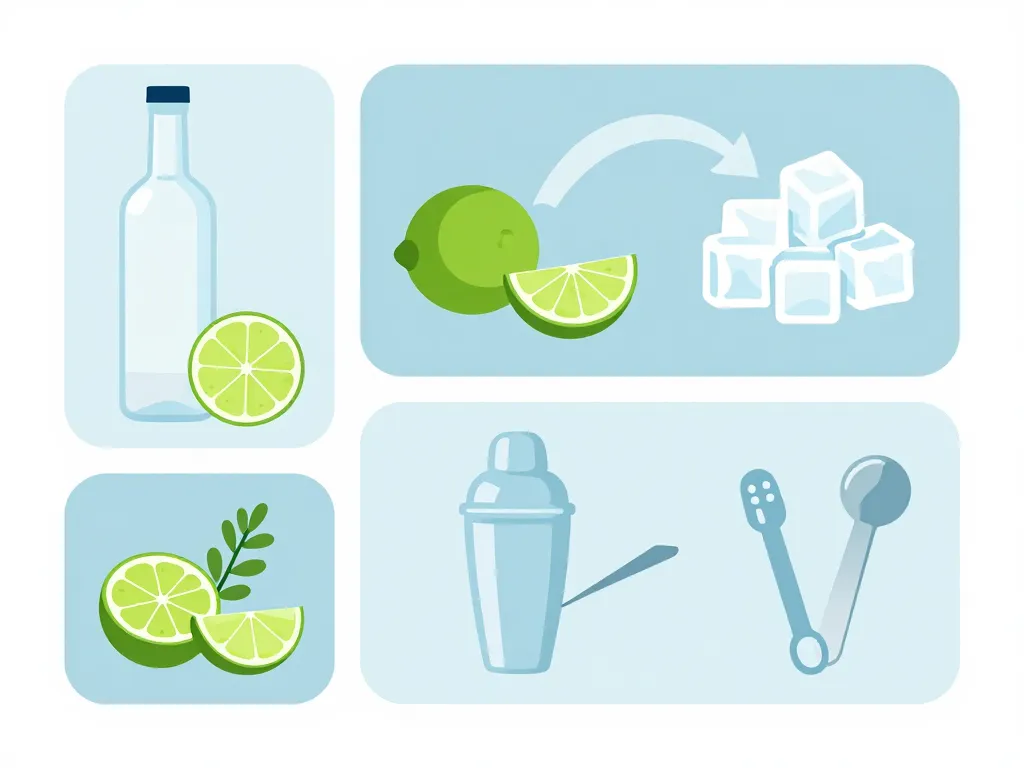 diagramme bases cocktail vodka maison