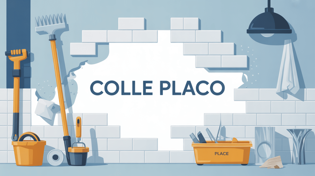 colle placo pour murs et plaques de plâtre