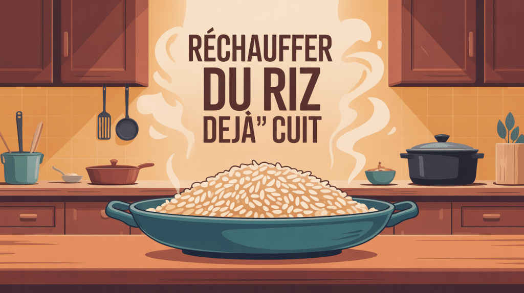 comment réchauffer du riz déjà cuit sur une assiette