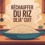 comment réchauffer du riz déjà cuit sur une assiette