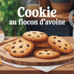 cookie au flocon d avoine sur table ingrédients