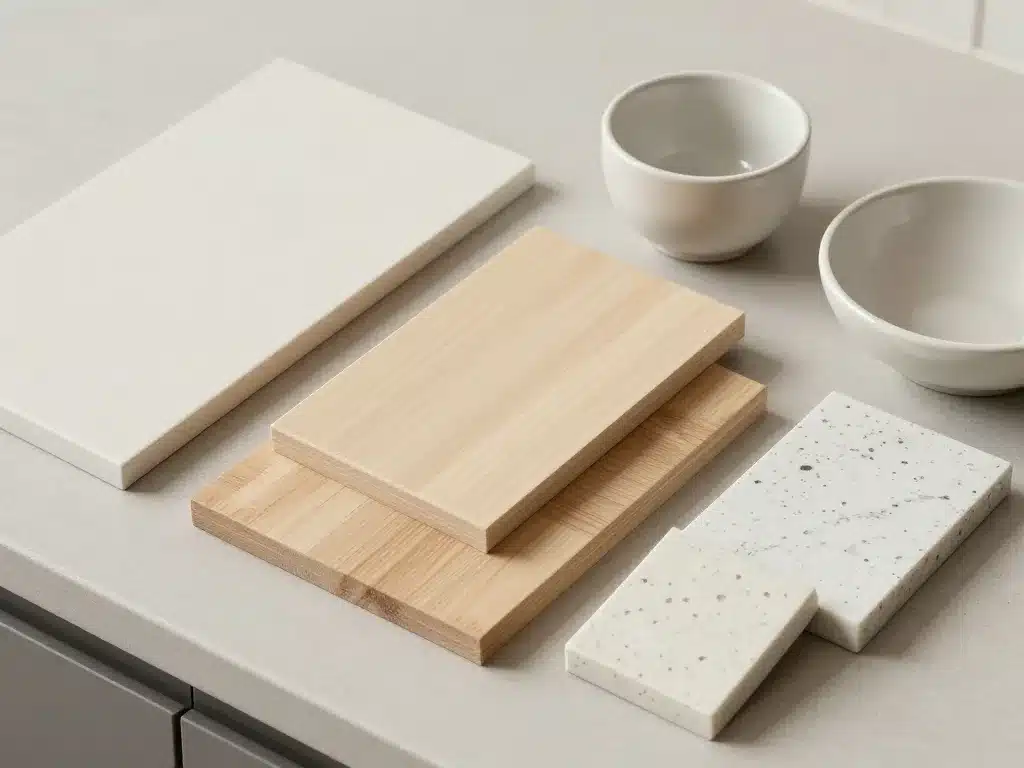 cuisine plume matériaux légers et rangements