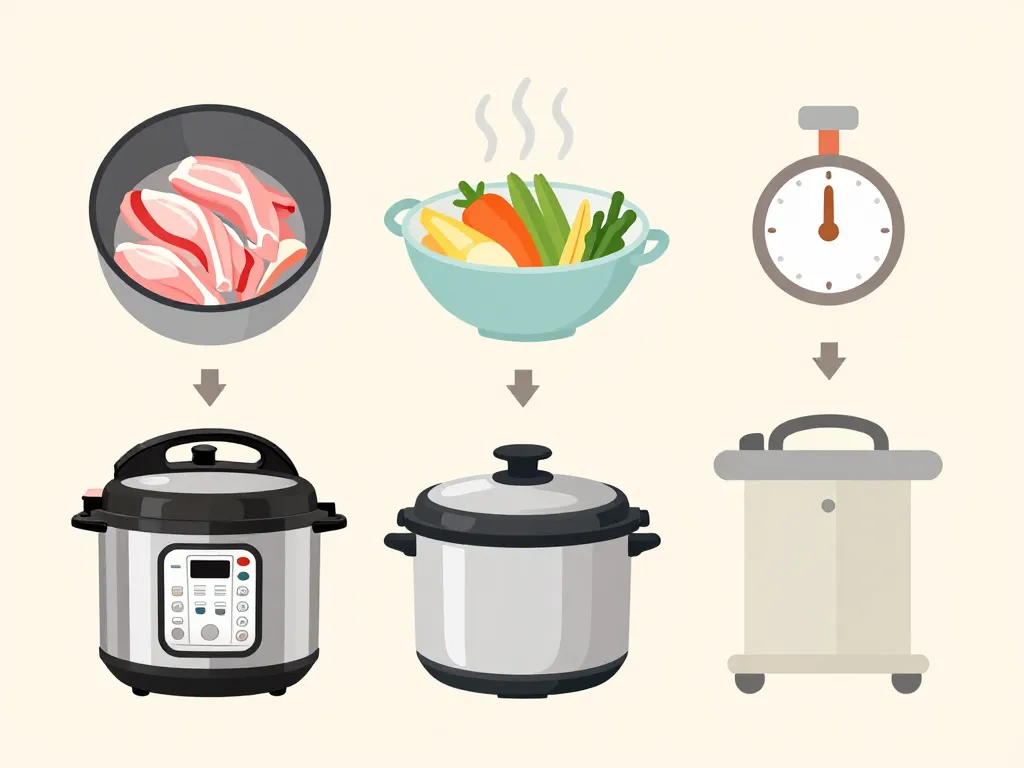 Cuisson lapin cocotte minute étapes autocuiseur vapeur