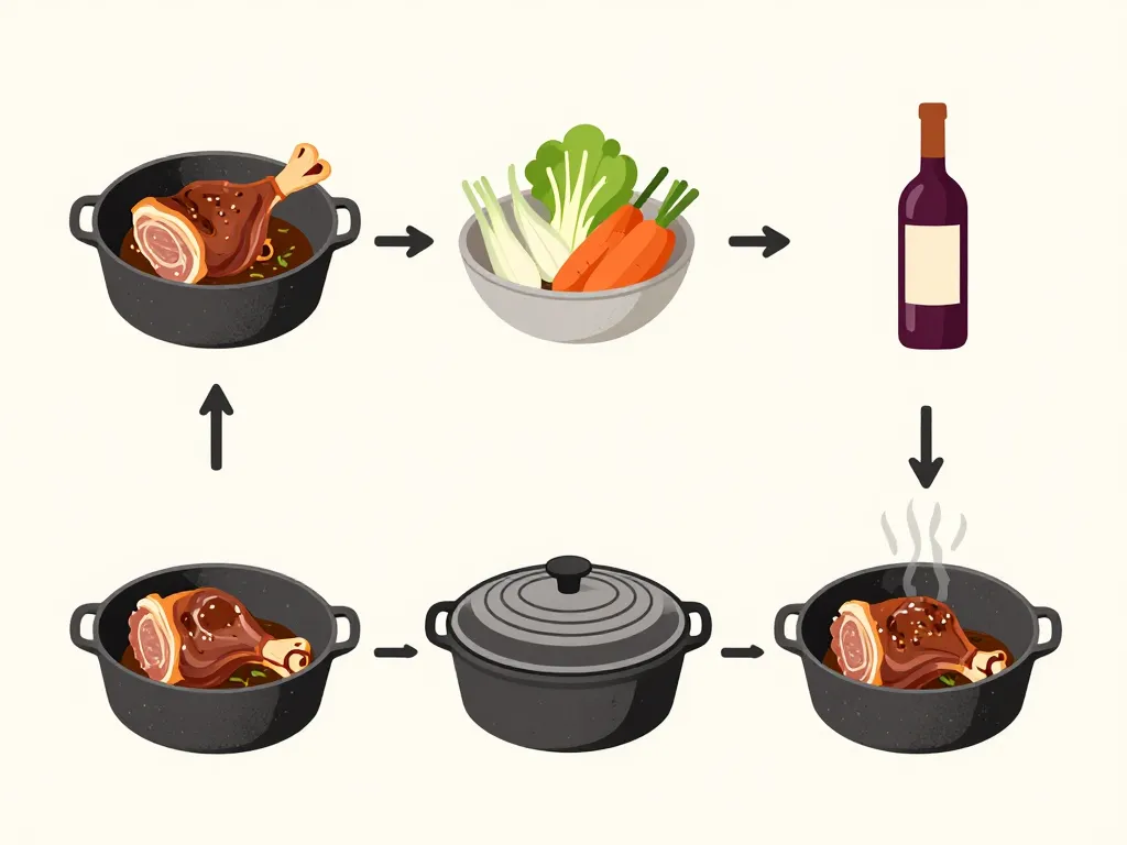 diagramme cuisson cuissot de chevreuil en cocotte