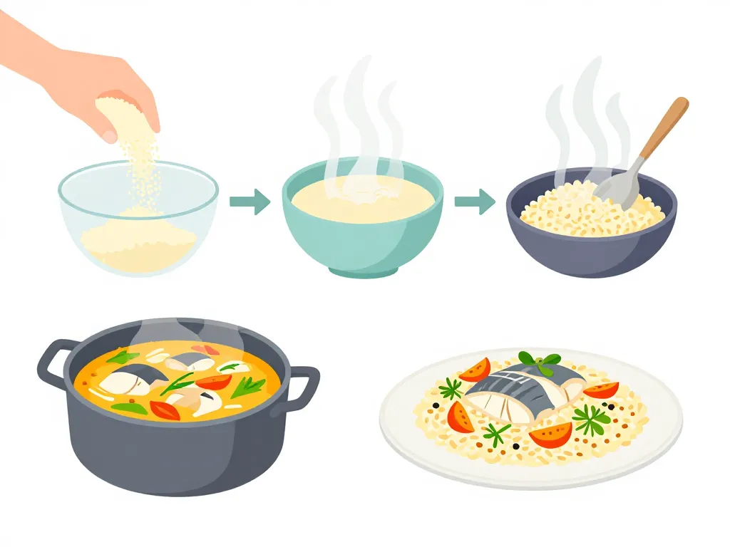 Préparation pas à pas couscous poisson avec semoule et poisson