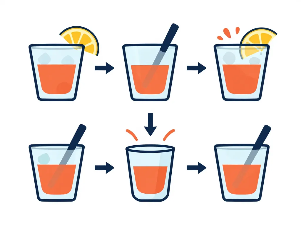 Schéma préparation Jager Bomb