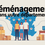 je déménage dans un autre département, famille et formalités sur carte de France