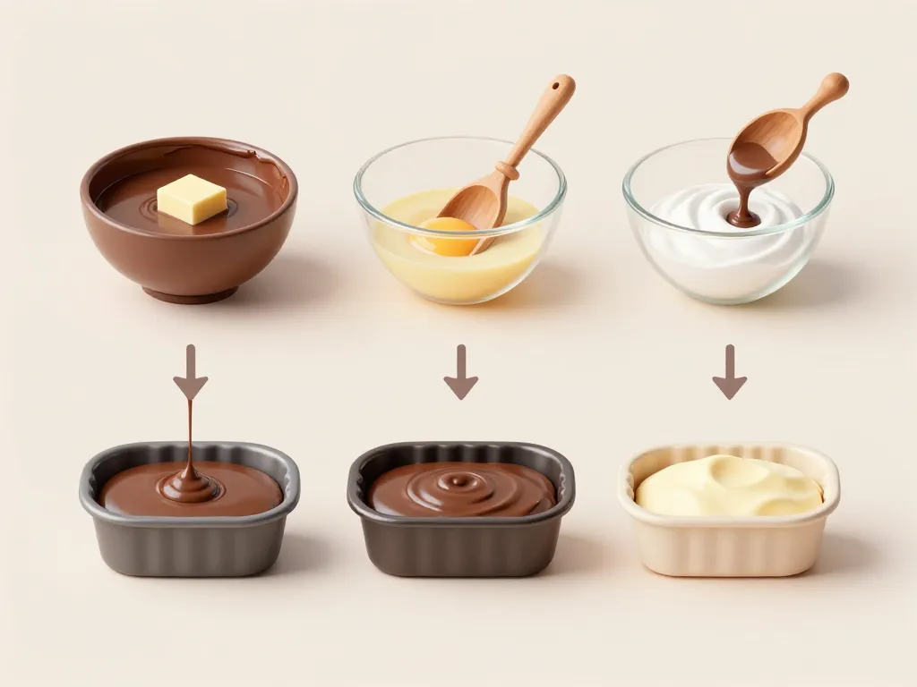 marquise en cuisine étapes préparation dessert simple