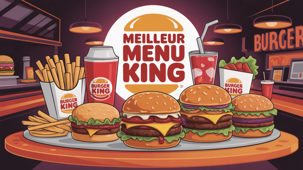 plateau menus burger king variés meilleur menu burger king