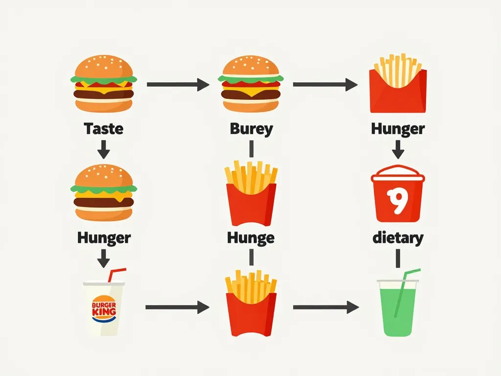 schéma meilleur menu burger king goûts budget appétit