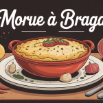 morue a braga gratinée avec pommes de terre et oignons