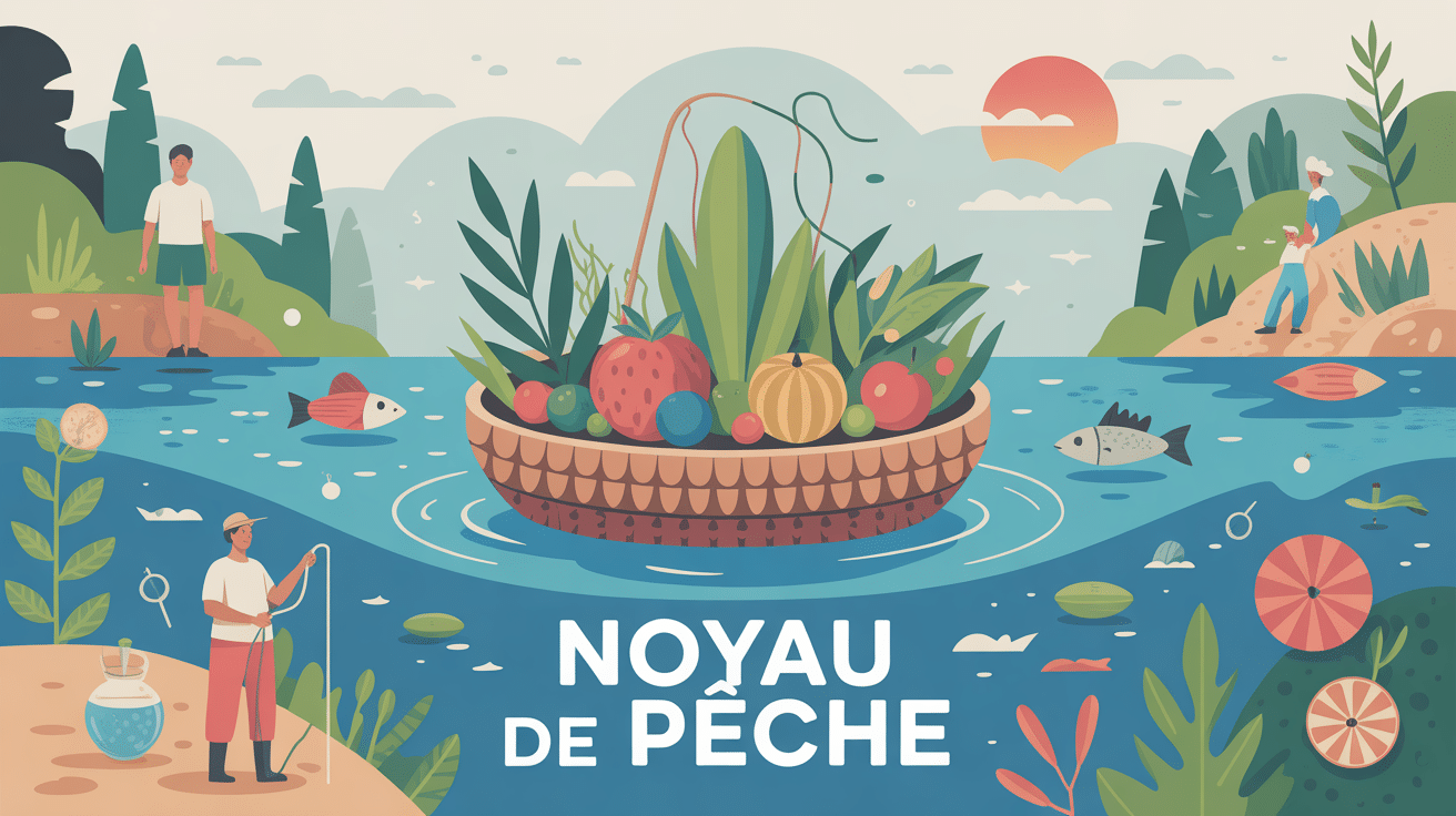illustration noyau de peche usages valorisation