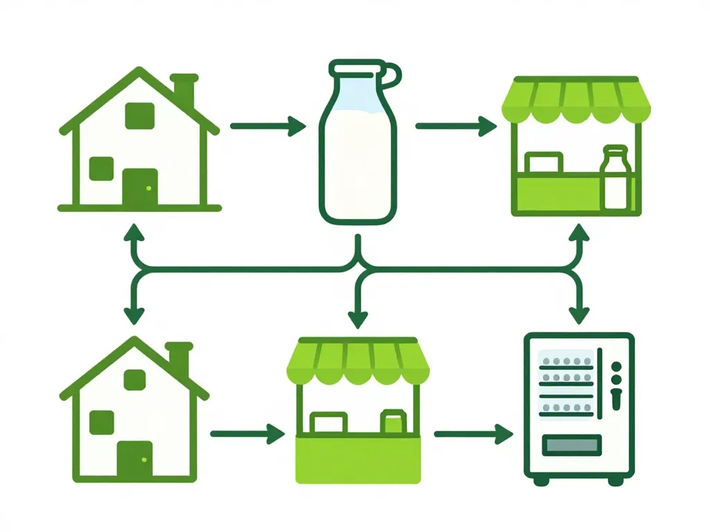 circuits locaux ou acheter du lait cru