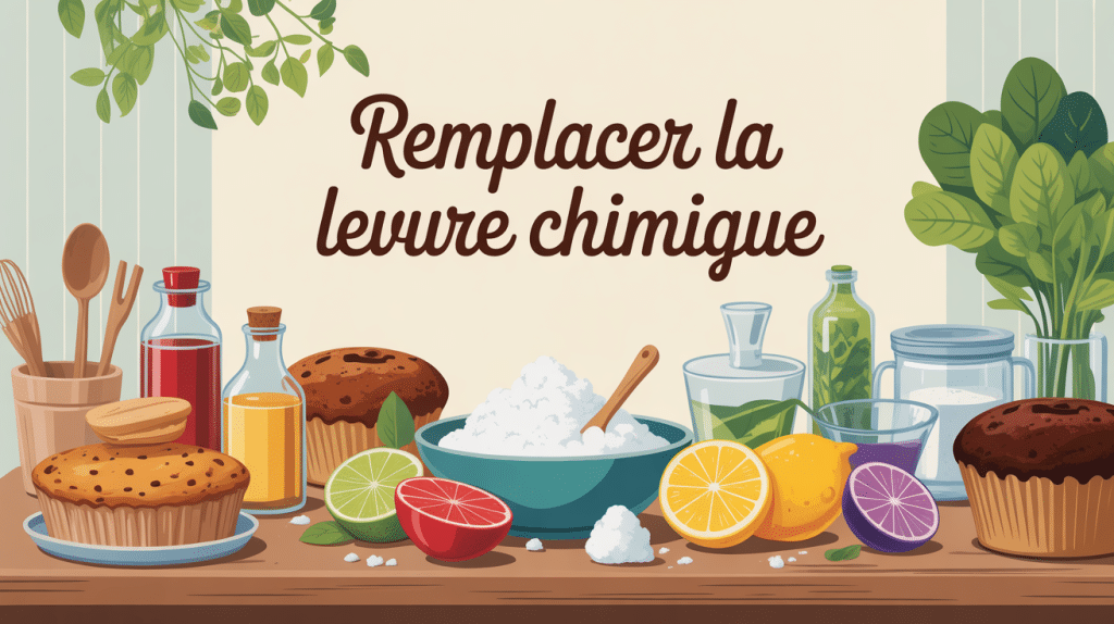 Par quoi remplacer la levure chimique ingrédients naturels gâteaux