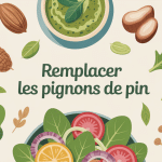 par quoi remplacer les pignons de pin, alternatives visuelles autour du pesto