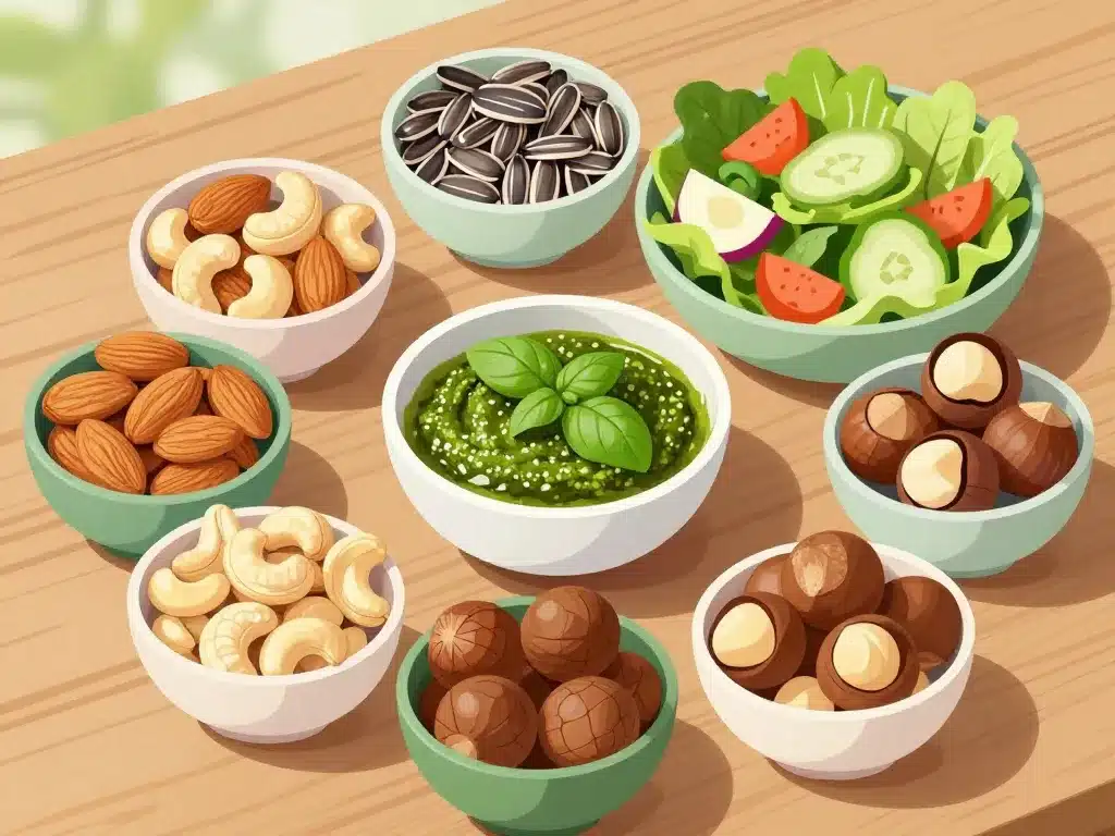 par quoi remplacer les pignons de pin, idées d'ingrédients en cuisine