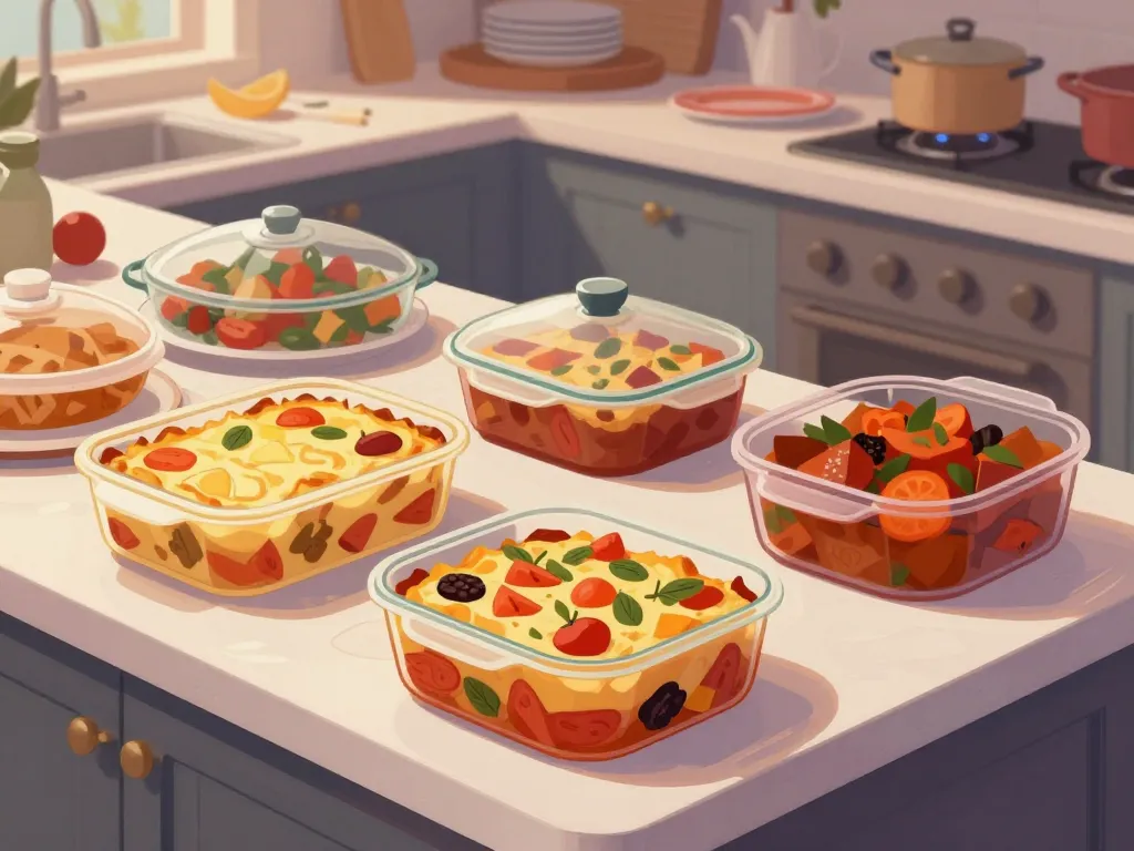 plats festifs à faire la veille variés en cuisine