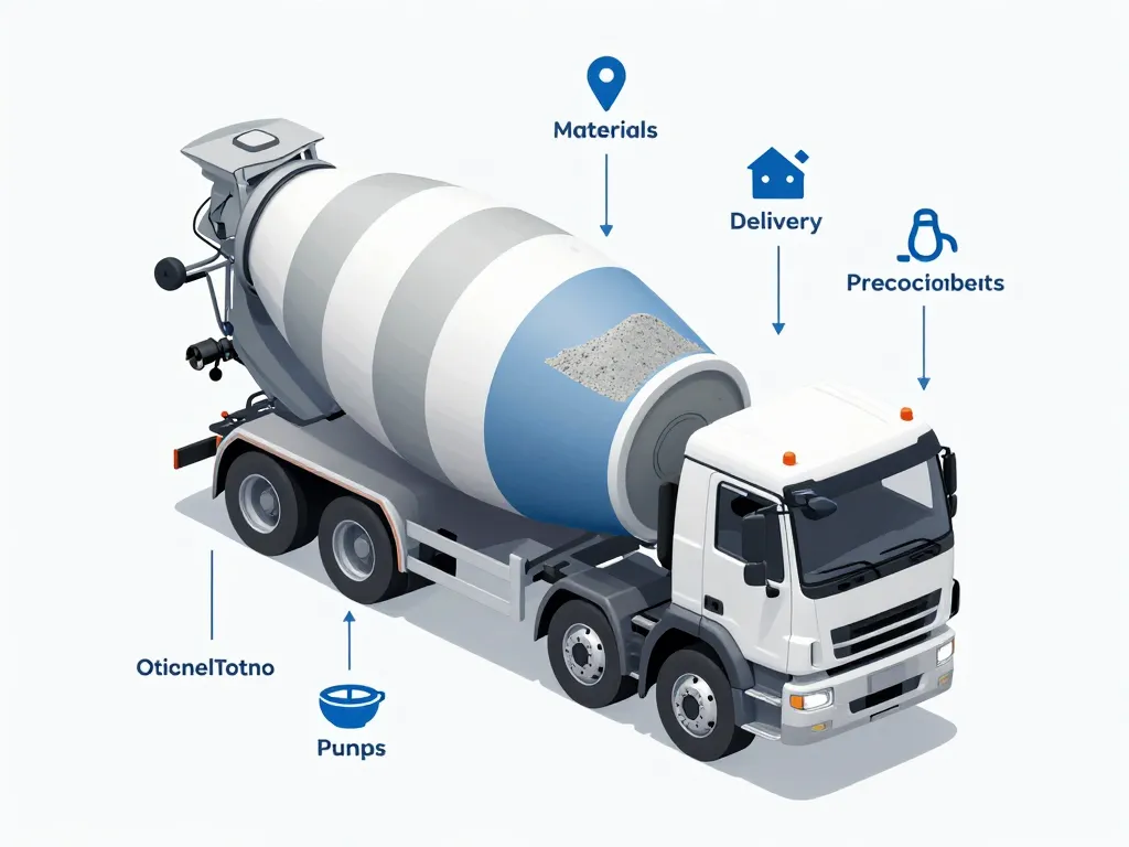 diagramme couts prix beton toupie