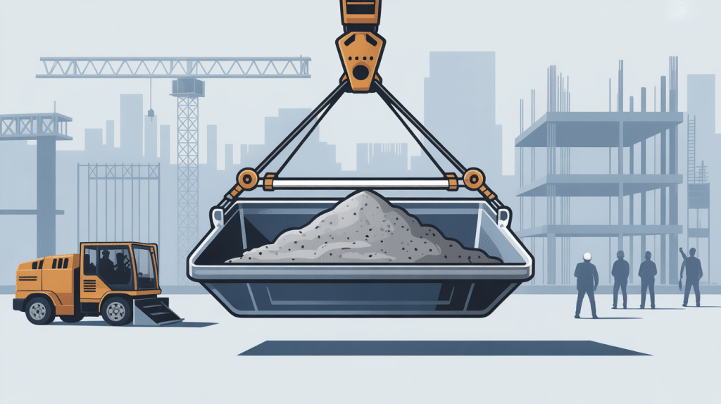 illustration prix beton toupie chantier moderne