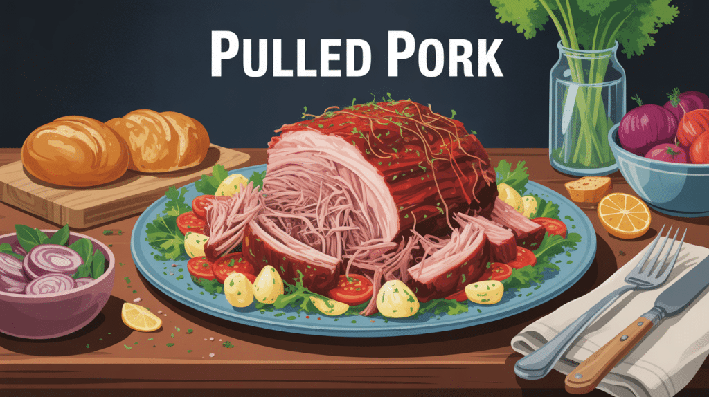 pulled pork recette plat effiloché ambiance chaleureuse