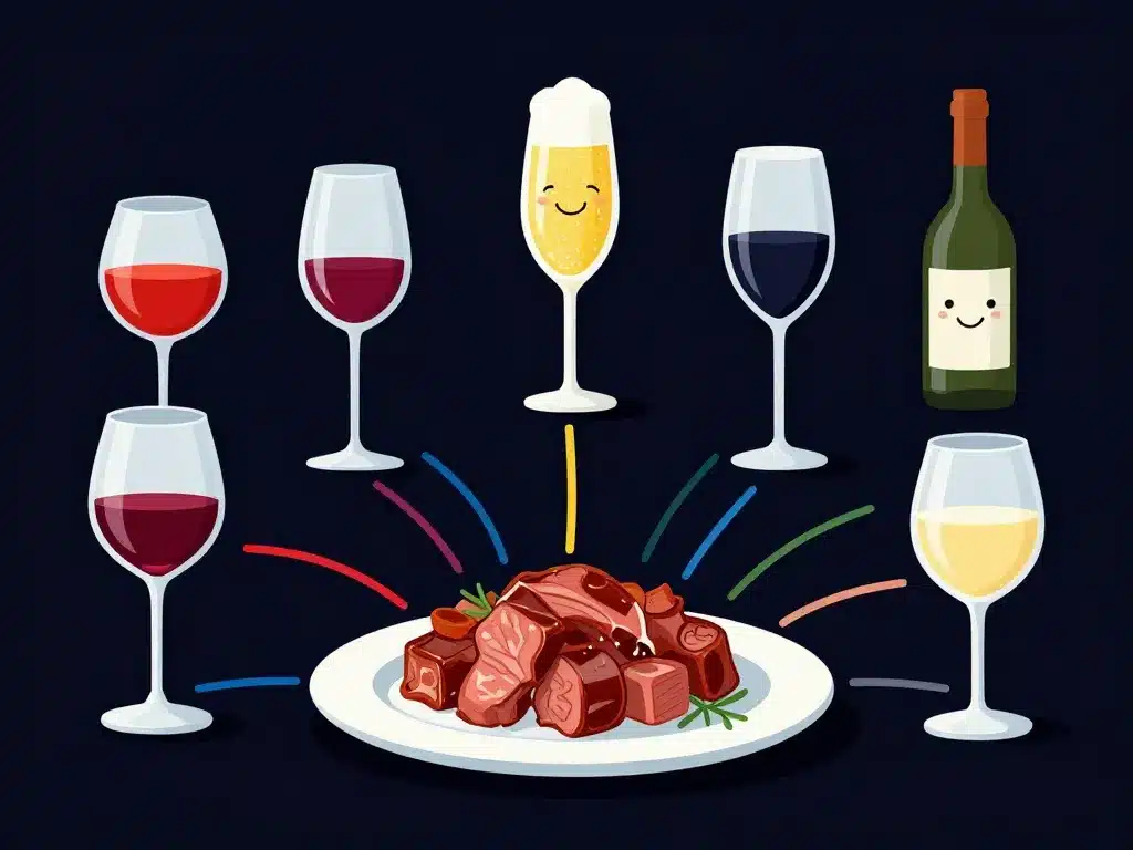 quel vin avec la choucroute et vins rouges bulles accords