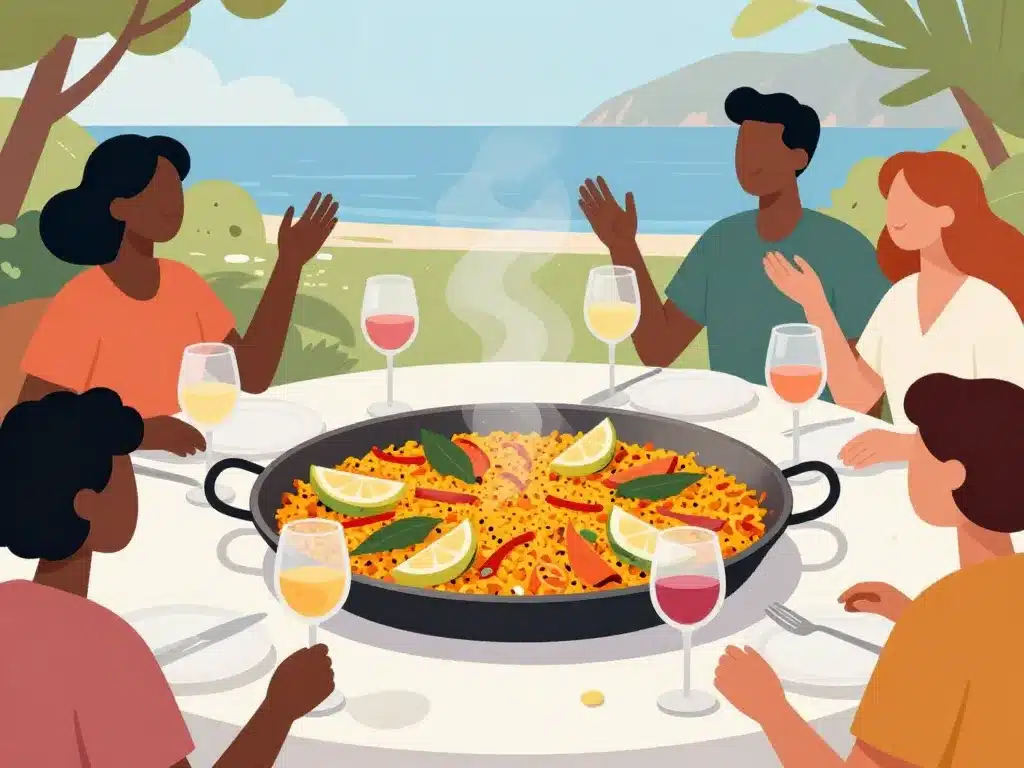 quel vin avec paella accords vins blancs rosés