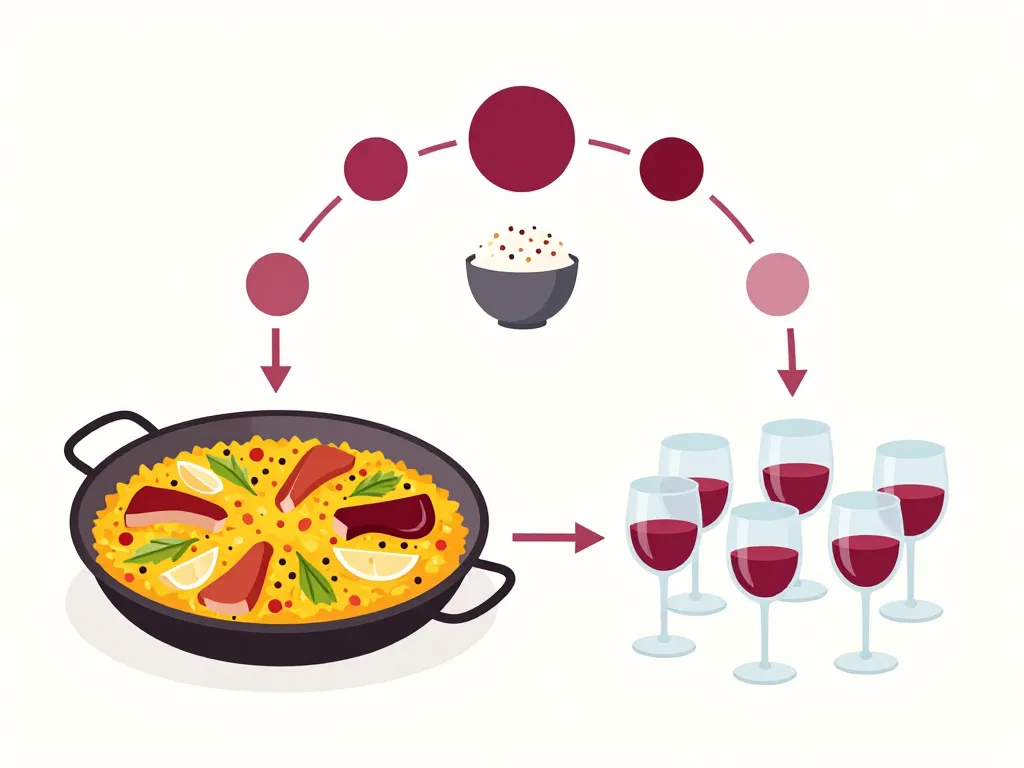 quel vin avec paella accords vin rouge