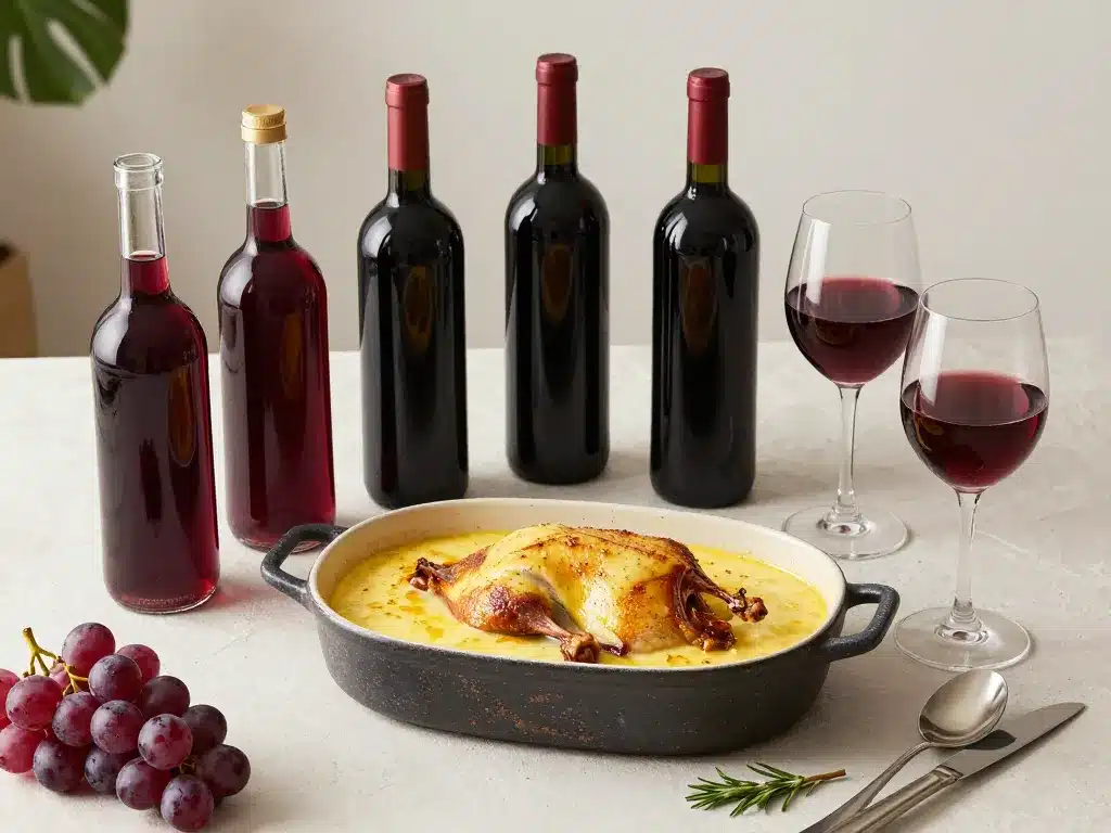 vins rouges quel vin avec parmentier de canard