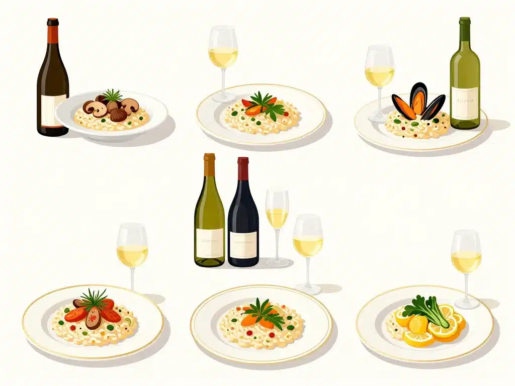 quel vin blanc pour risotto selon variantes et accords