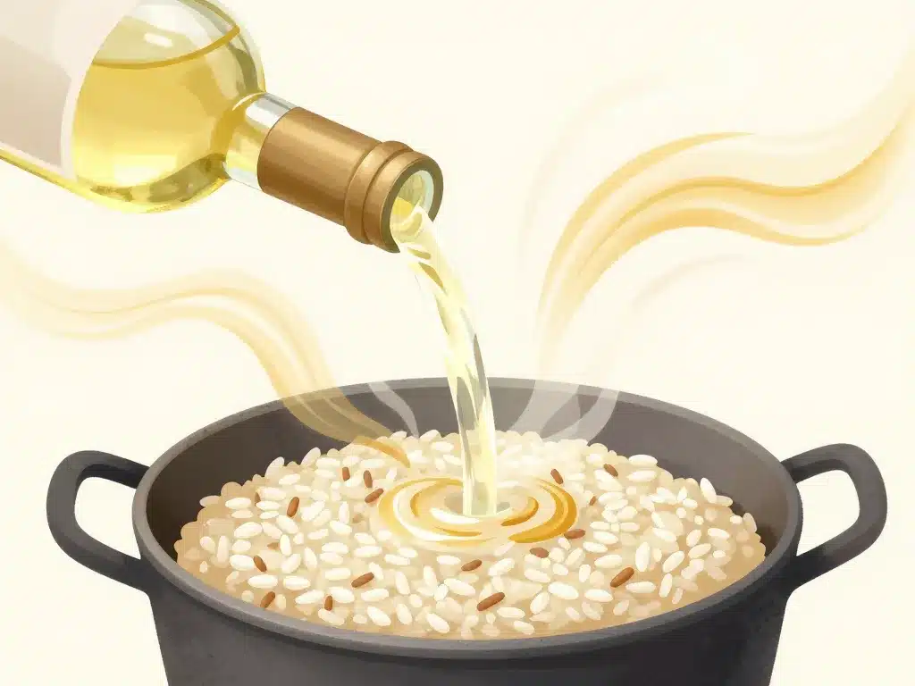 quel vin blanc pour risotto transformation et équilibre dans le plat
