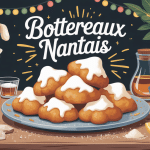 recette des bottereaux nantais pile de beignets dorés sur table festive