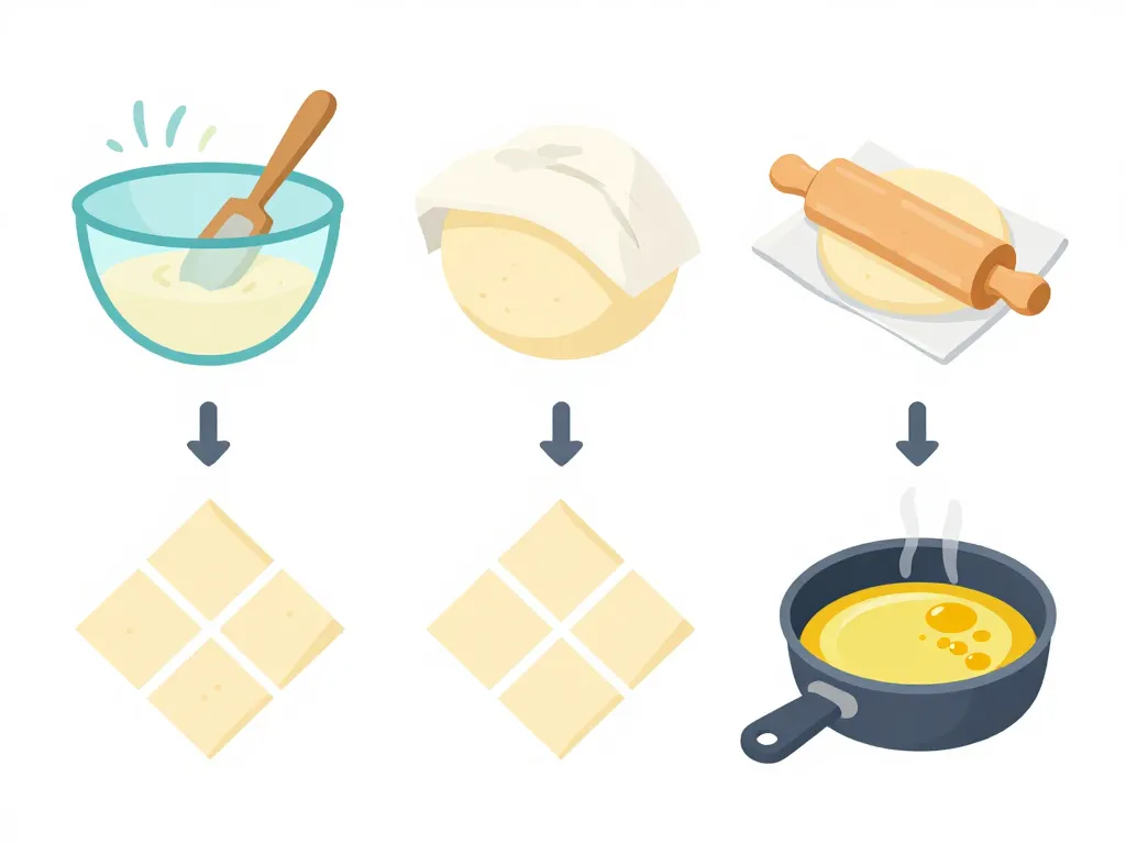 recette des bottereaux nantais schéma étapes préparation beignets