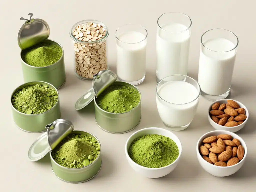 produits recette matcha latte types lait matcha qualité