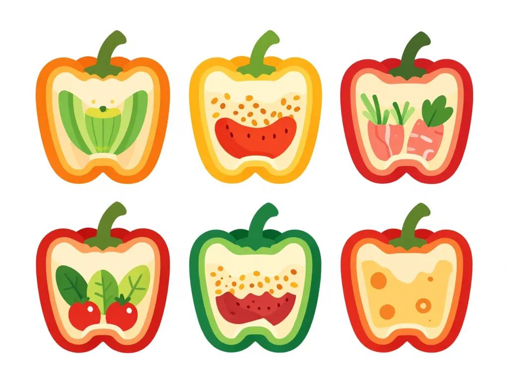 recette poivrons farcis version personnalisée