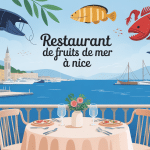 restaurant de fruits de mer nice terrasse vue port méditerranée
