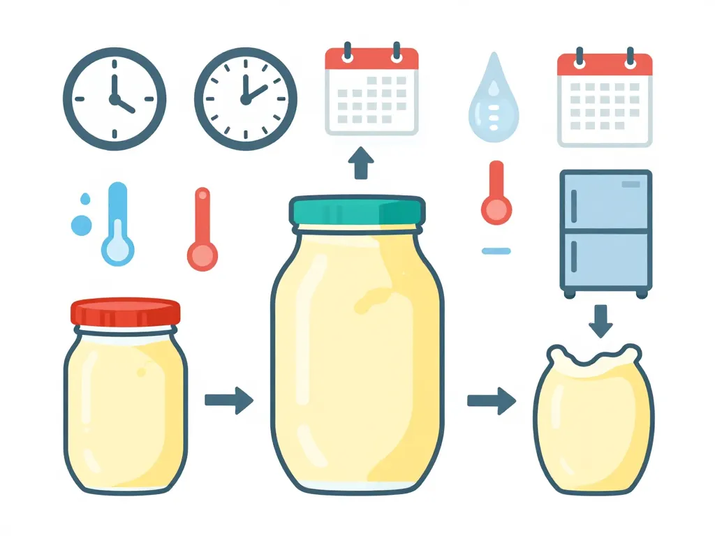 temps de conservation mayonnaise industrielle pots durée frigo