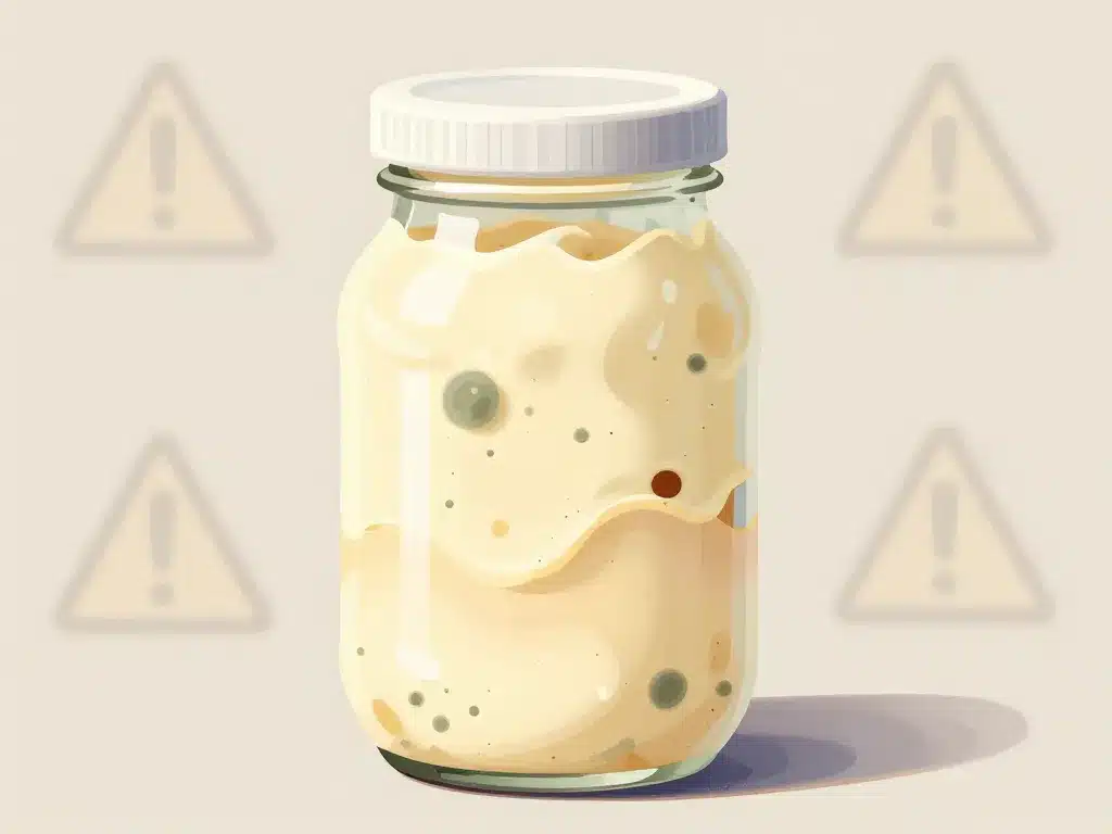 temps de conservation mayonnaise industrielle jarre altérée