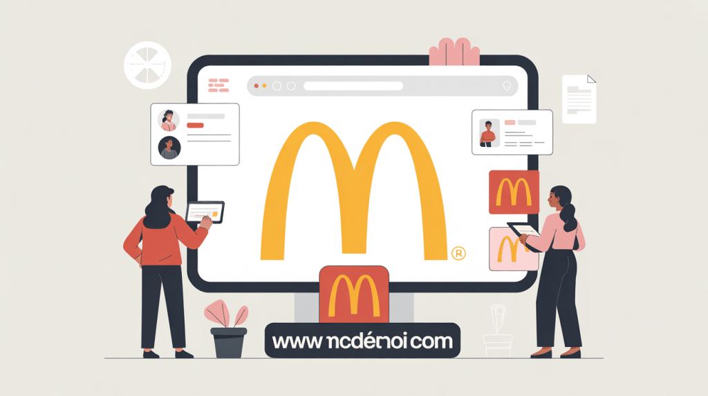 Illustration portail www mcdoetmoi com pour salariés McDonald’s