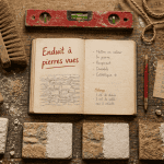 enduit pierre vue outils et pierres naturelles