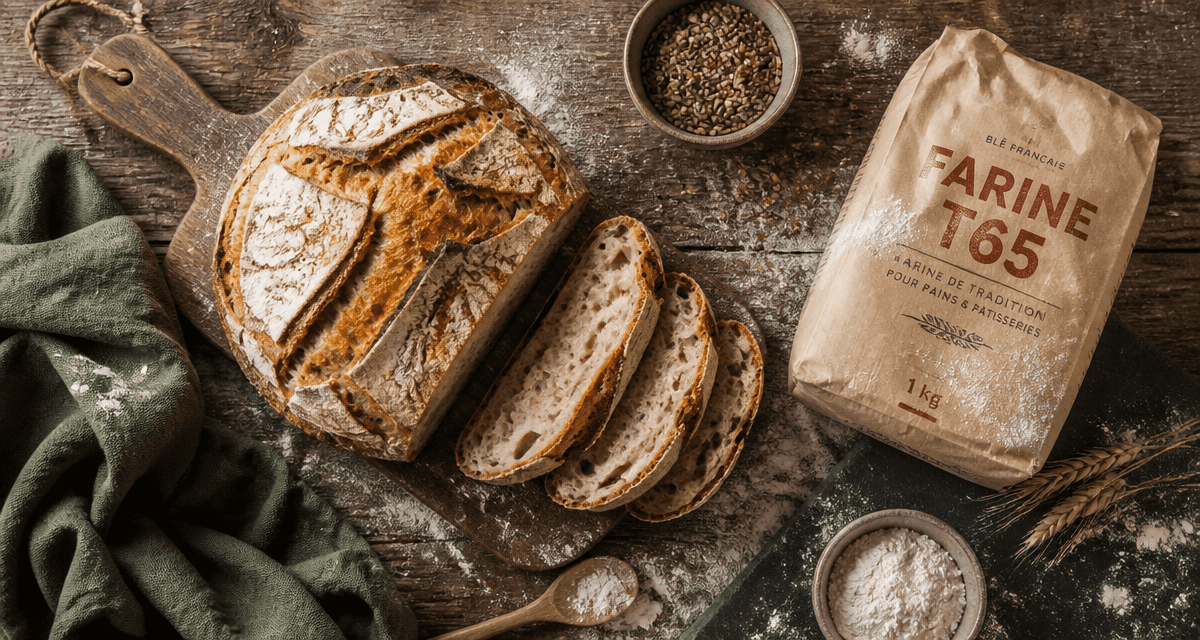 farine t65 quelle utilisation pain artisanal