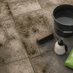 nettoyage dalle terrasse javel brosse et percarbonate