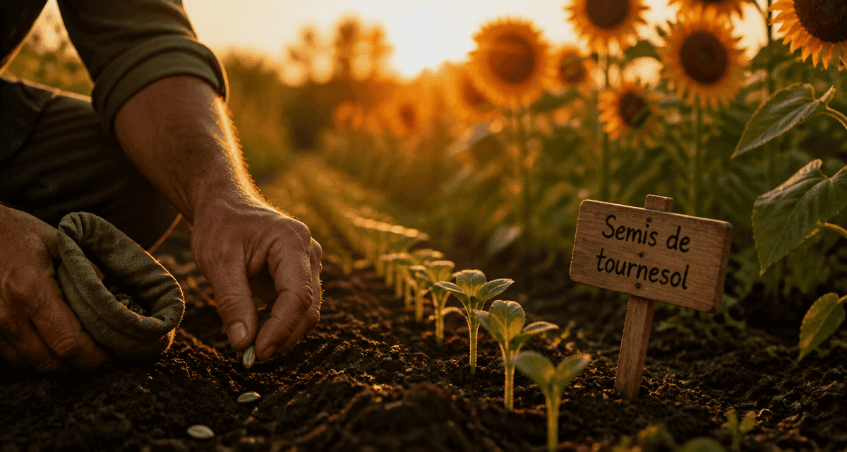 quand planter les graines de tournesol semis en terre