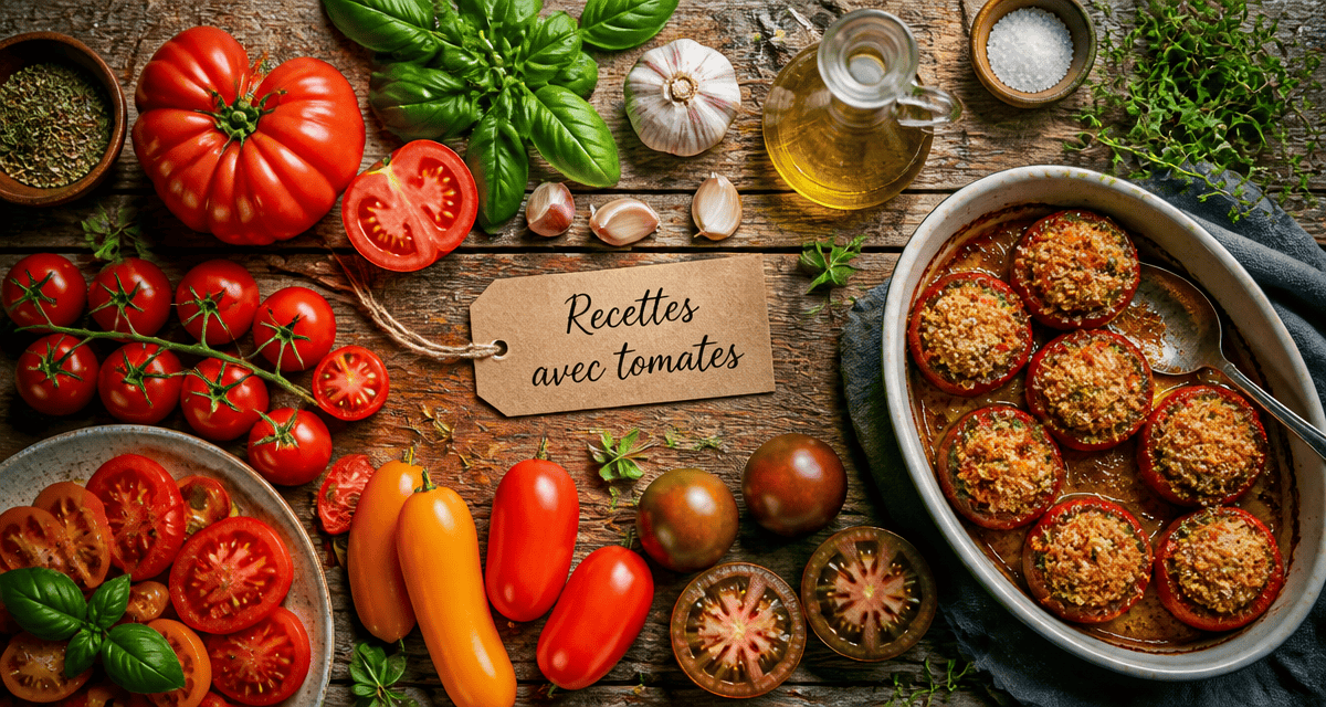 recette avec tomates variétés et ingrédients
